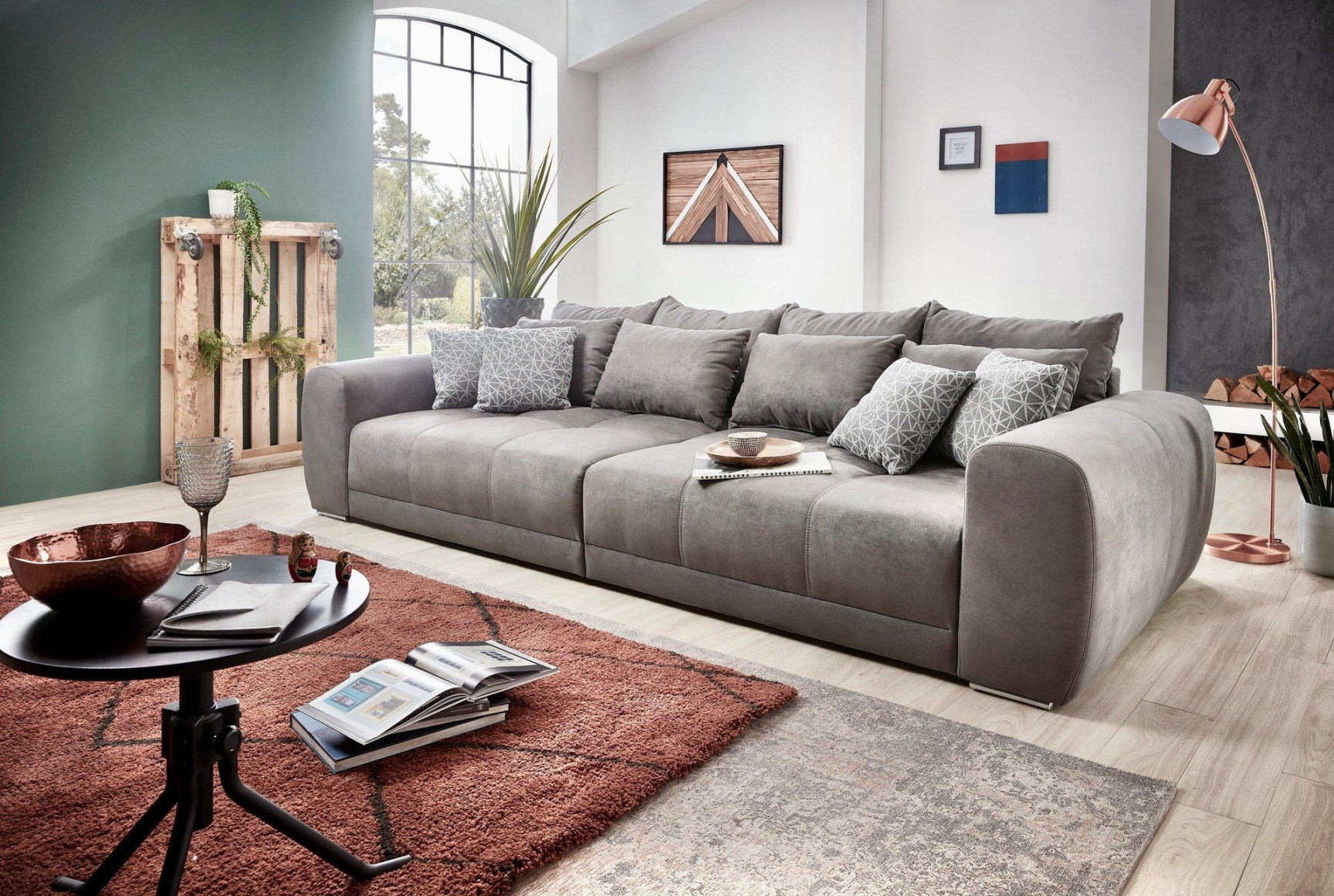 Bigsofa Mosel Grau